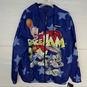 Space Jam Purple Members Only Windbreaker Unisex Sz XL NWT (90’s Retro)